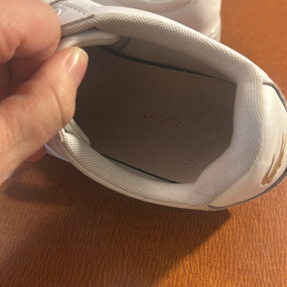 Lacoste White Sneakers Lace Up Size 8.5 EU 40 - Picture 8 of 10